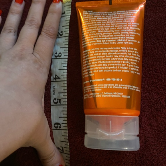 (2)Bottles of *Acne Free dermatology inspired care maximum strength4 severe acne - Picture 5 of 12